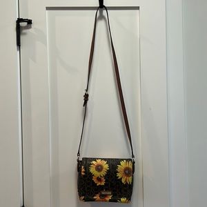 NWOT Calvin Klein Sunflower Crossbody Bag